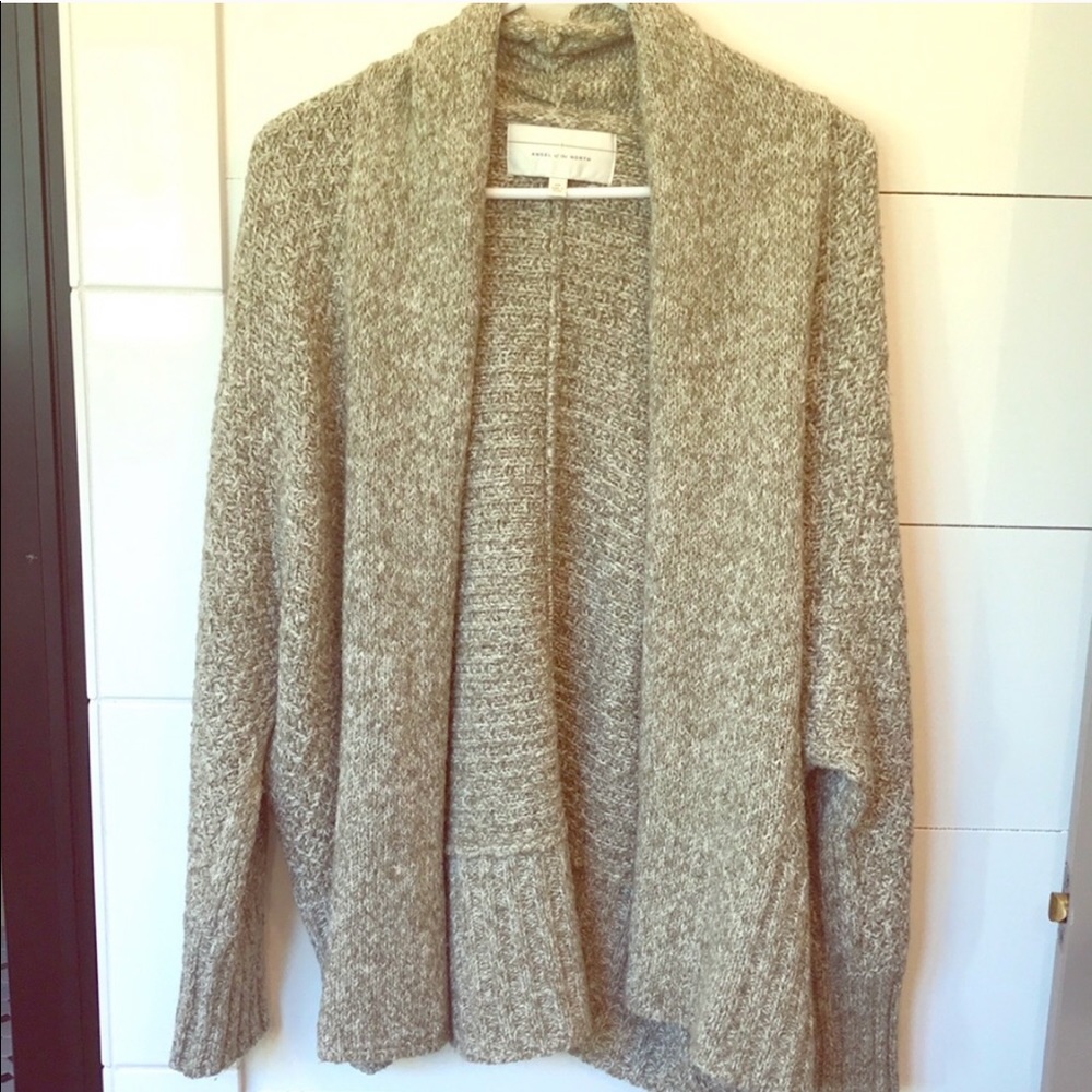 Anthropologie Angel of the North Chaucer Cardi